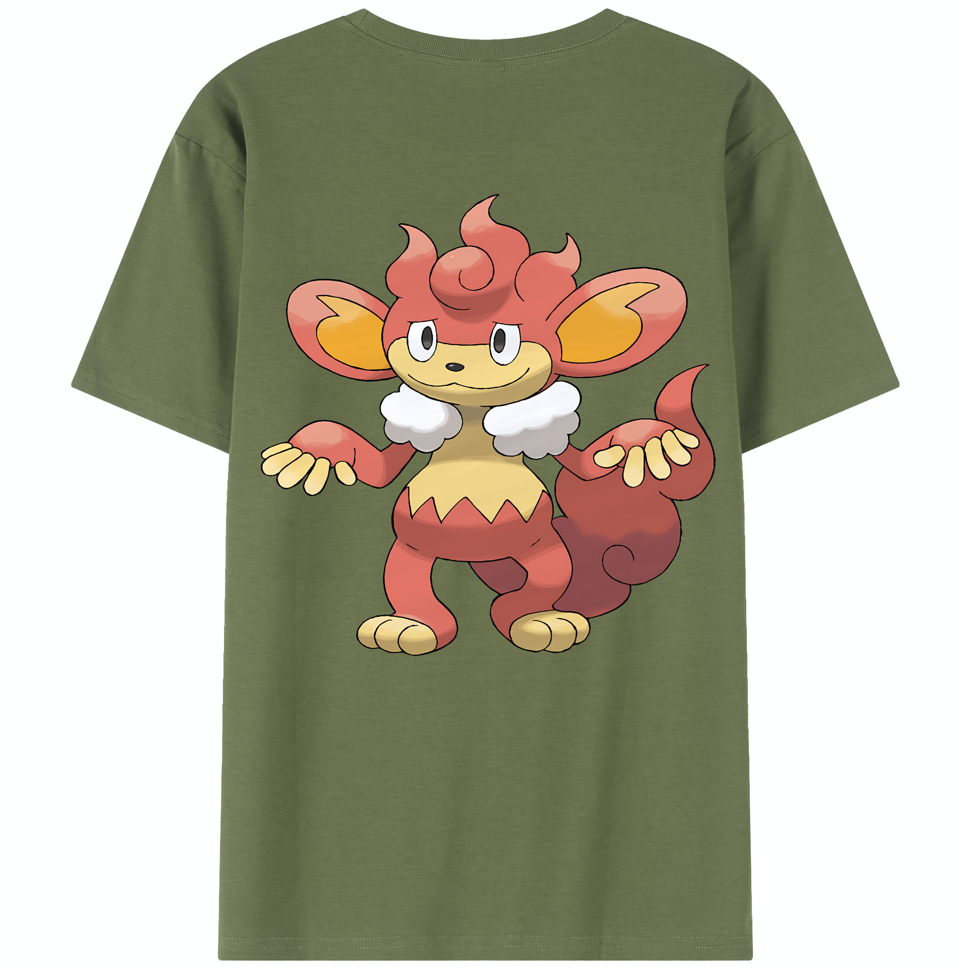 （画像用） ポケットモンスター Pokémon 綿100％半袖Tシャツ（背面プリント）